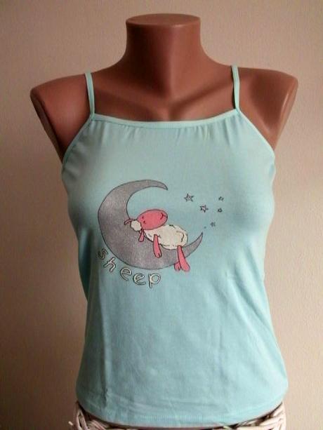 Ovečkové tieločko - super ako pyžamkový vrch, s