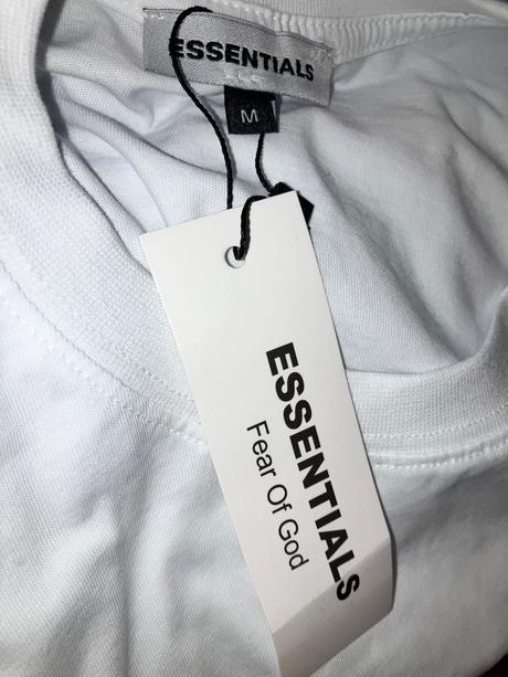 Pánske biele tričko krátky rukáv essential, m