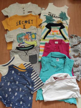 Tričká - mix oblečenia, 86–98