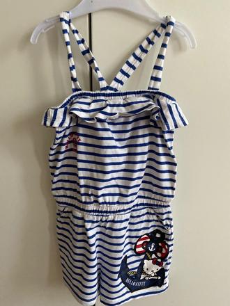 Sortkovy overal s hello kitty 2-4 roky, h&m,98