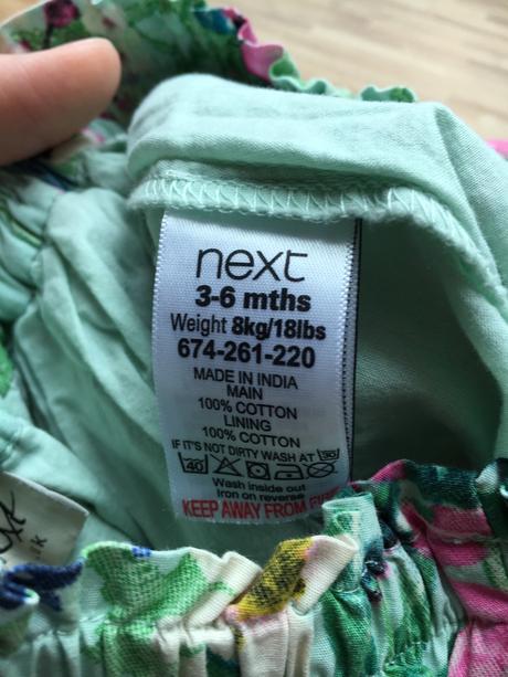 Kvetovana kruhova sukienka, next,68