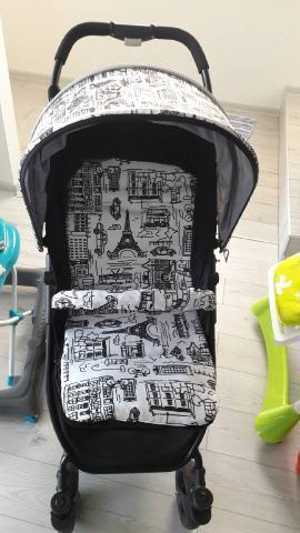Podložka do kočíka šitá na mieru,