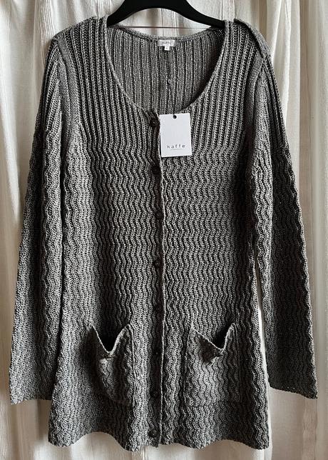 Kaffe dlhší kardigan vel.m, m