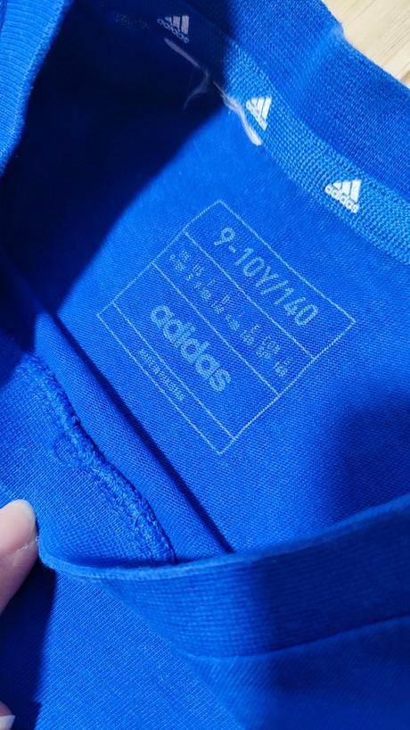 Modré tričko adidas, adidas,140