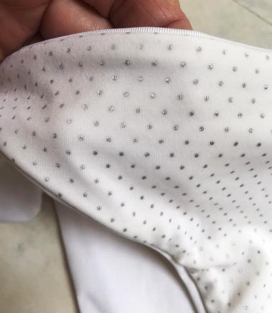 Trblietavé plavky/spodok, tezenis,l