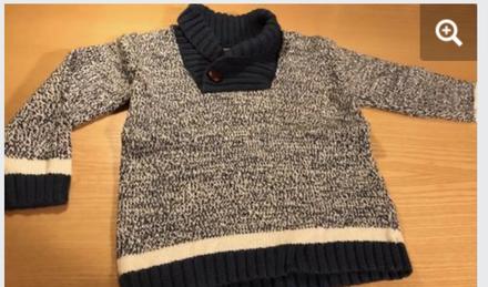 Pekny hrubsi sveter, h&m,86