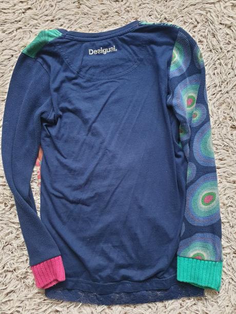 Tricko, svetrikove rukavy, desigual,140