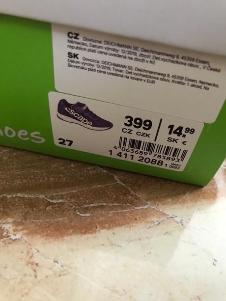 Ľahké tenisky textilné, bobbi shoes,27