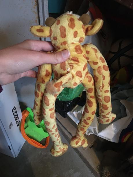 Plyšová hračka na suchý zips, 