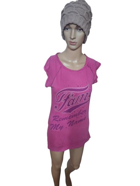 Dámske predĺžené bavlnené tričko, m