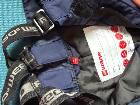 Lego zimná lyžiarska bunda a nohavice 134, lego,134