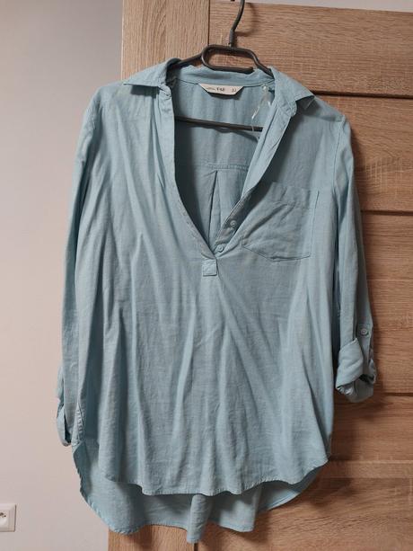 Predám nenosenú blúzku f&f z ľanovej zmesi, veľ. 3, f&f,34