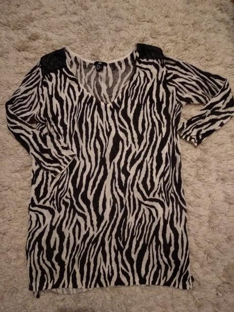 Zebrová tunika, h&m,s