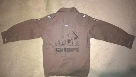 Detská košeľa snoopy, h&m,116