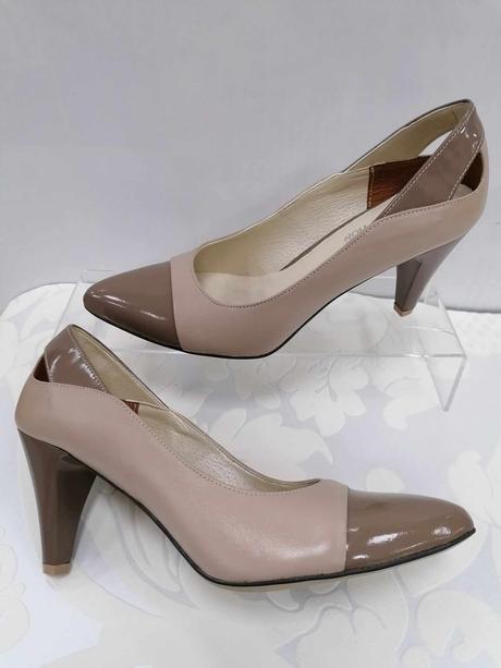 Dámske kožené lodičky 9416 z, 40