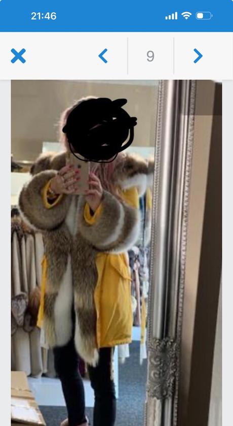 Zimna vetrovka s pravou liskou, m