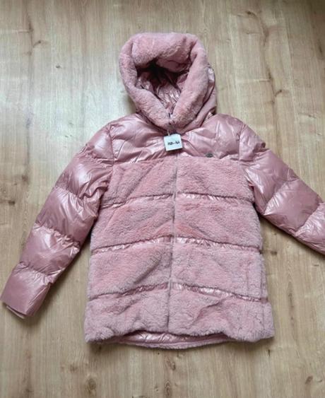 Krásna dievčenská bunda na zimu/chladnú jeseň, 158