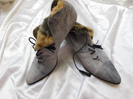 Luxusne kožene kotnikove topanky, 36