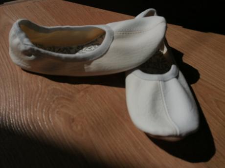 Kožené cvičebné baleríny 35/36, 35