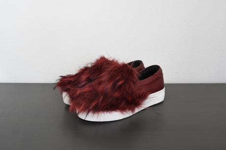 Koženne topanky s kožušinu made in italy, 37