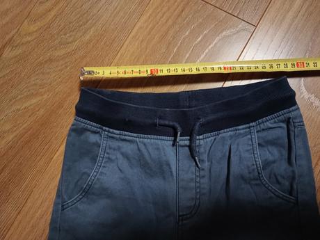 Nohavice bavlnené 6-7 rokov, h&m,122
