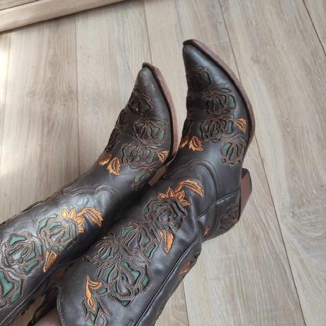 Westernové čižmy - stars & stripes, 38