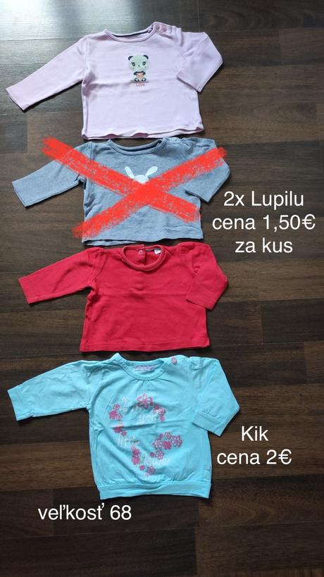 Tričká dlhy rukáv, 68