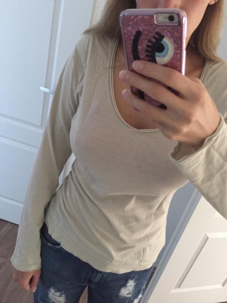 Béžový natelnik, l