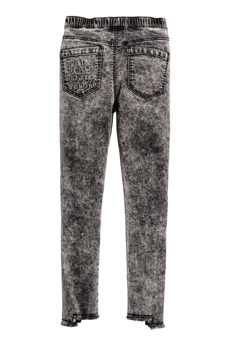 146/152 h&m elasticke nohavice, 11-12 r., h&m,152