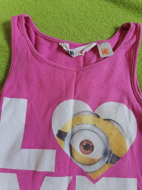 Ružové šaty, h&m,110