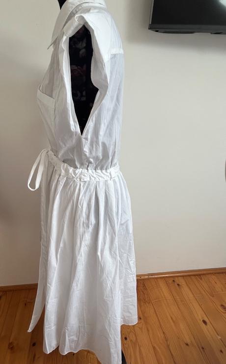 Košeľové šaty s viazaním, zara,l