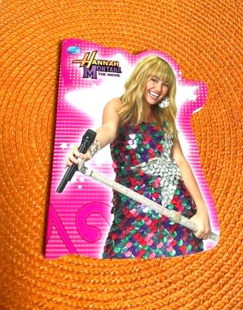 Zápisníky a nálepky hannah montana,