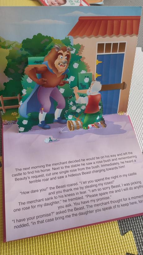 Beauty and the beast a princess pop up, 