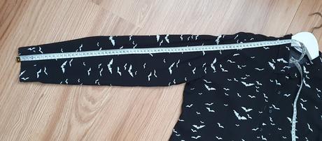 Halloween blúzka cropp s netopiermi, m