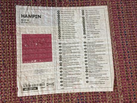 Koberec, vysoký vlas, cyklámenová, 80x80 cm, 10 eu, 