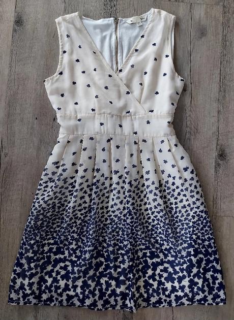 Smotanovo modré šaty, yumi,38