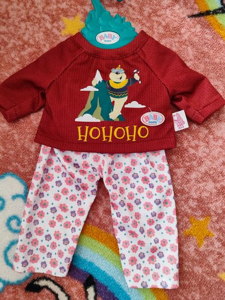 Baby born červený komplet, 