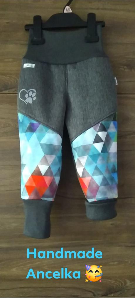 Zimné softshellky kombinované s reflexnym prvkom, 68 - 170