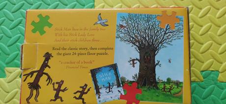 Floor puzzle stick man zachovalé,