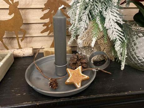 Sviečky olivovo zelené - 4 ks ( sada ), 