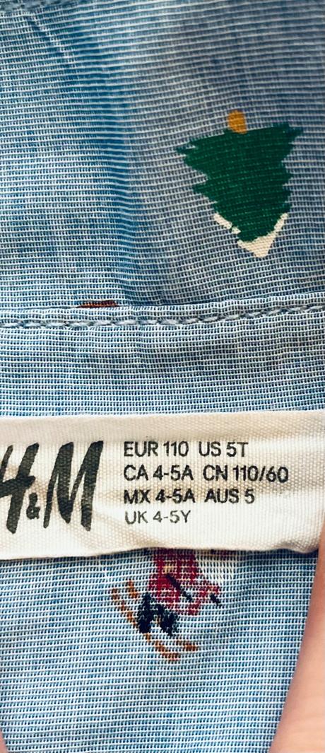 Kosielka h&m 4-5r, h&m,110