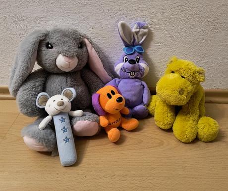 Plyšové zvieratká,