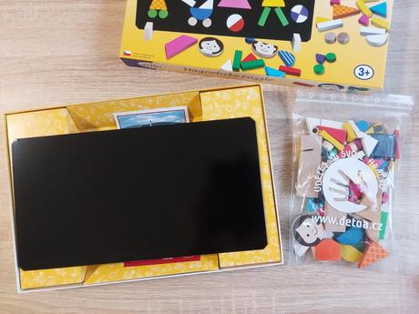 Magnetické puzzle deti, 