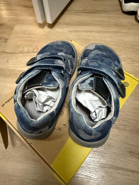 Protetika barefoot plátené tenisky roby denim, protetika,25