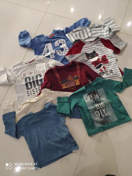 Balik tričko 8ks 12-18mes, 86