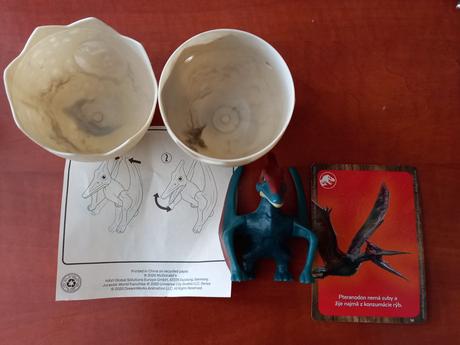 Jurský svet dinosaury mcdonalds hračky, 
