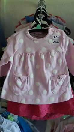 Tričko veľ. 0-3m., cherokee,62