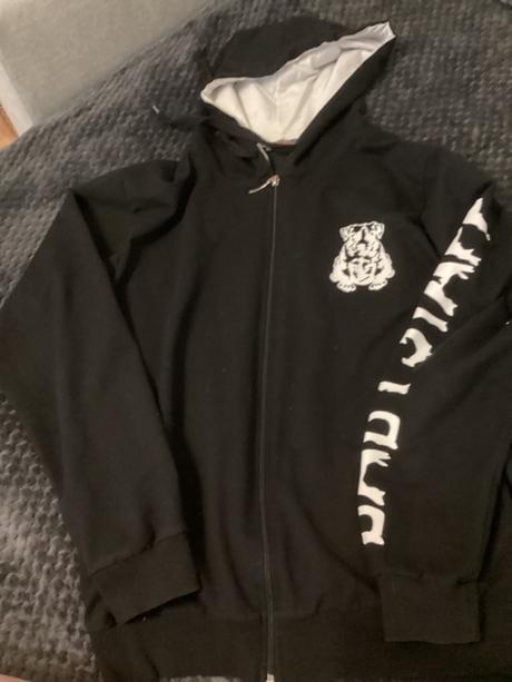 Mikina s obrázkami psa, m