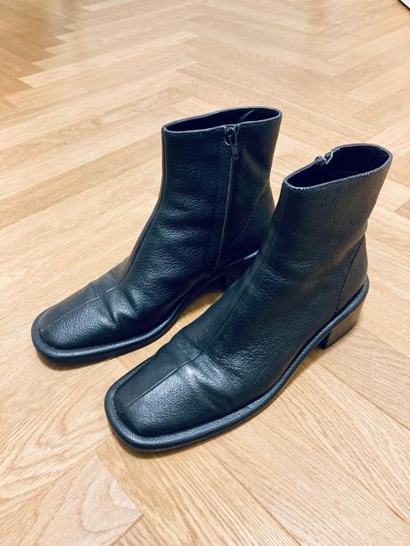 Kožené čižmy mango, mango,40