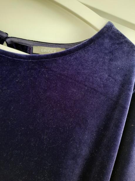 Velurove šaty, lindex,m